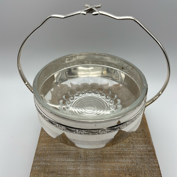 Vintage Made in France Jelly/Jam/Relish Condiment Dish with Holder‎ No Spoon - Picture 1 of 10